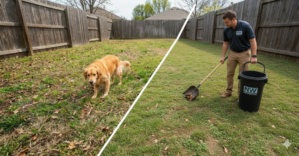 Before and After cleaning
